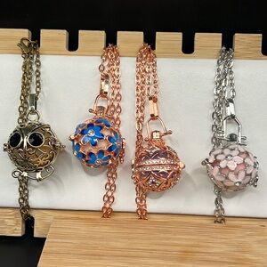 Aromatherapy diffuser locket necklace